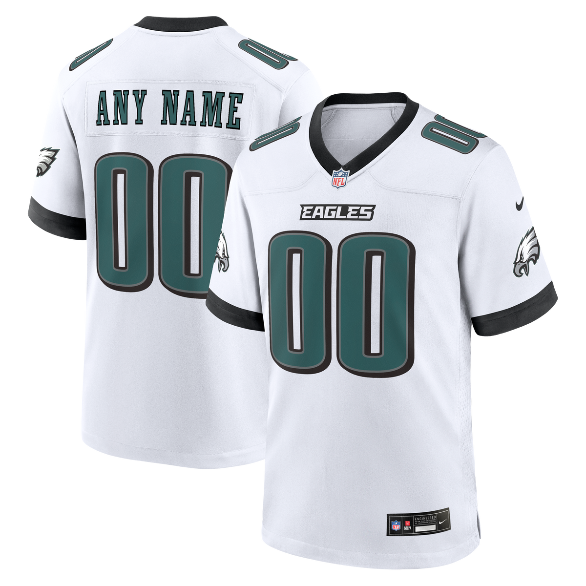 Custom Game Jersey White