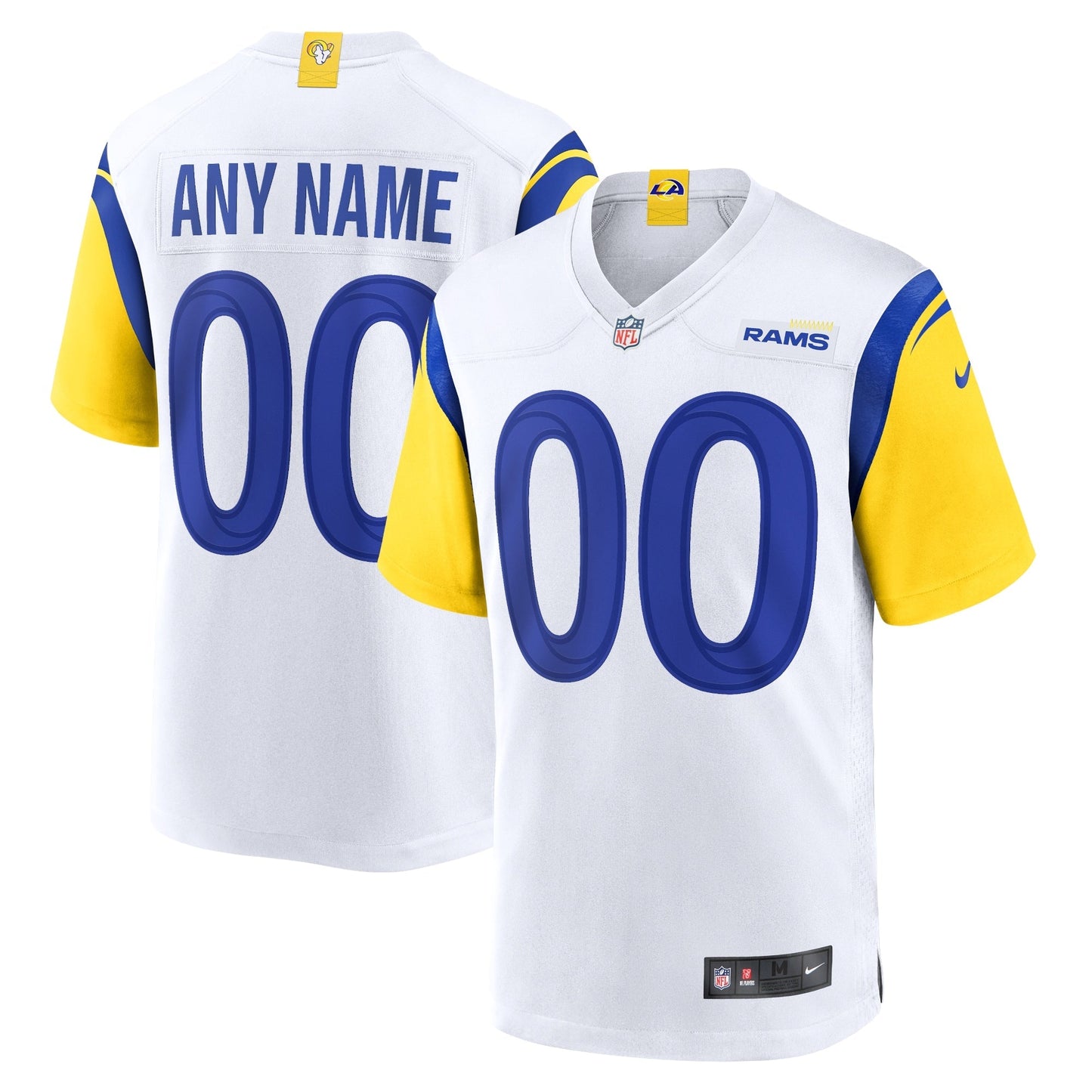 Los Angeles Rams Custom Game Jersey Royal