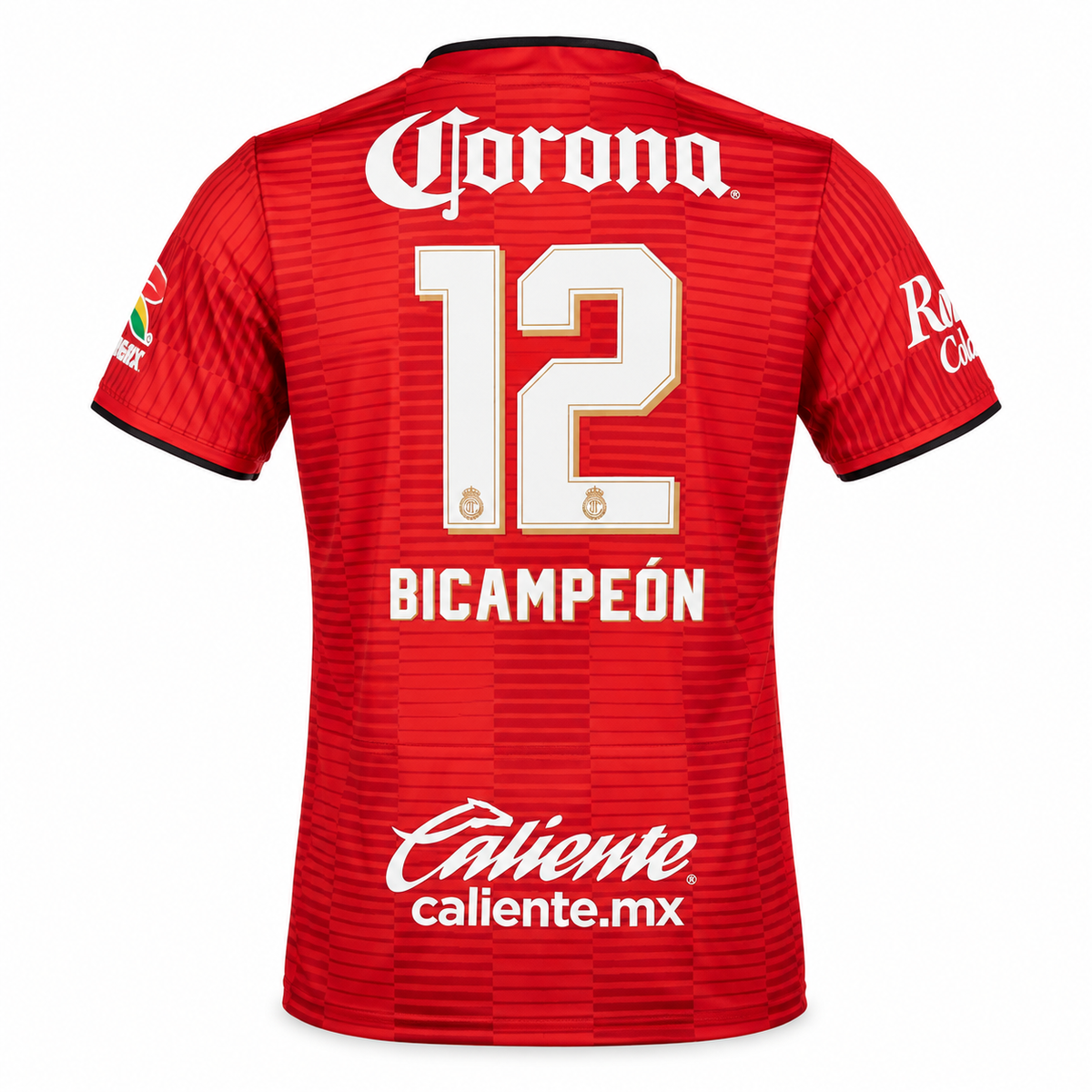 Toluca Home 25/26 Bicampeones #12 Fan Shirt