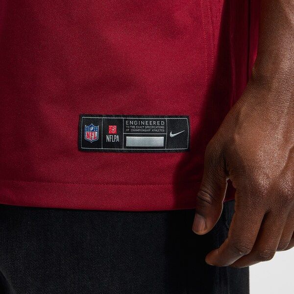 Jayden Daniels Game Jersey Burgundy