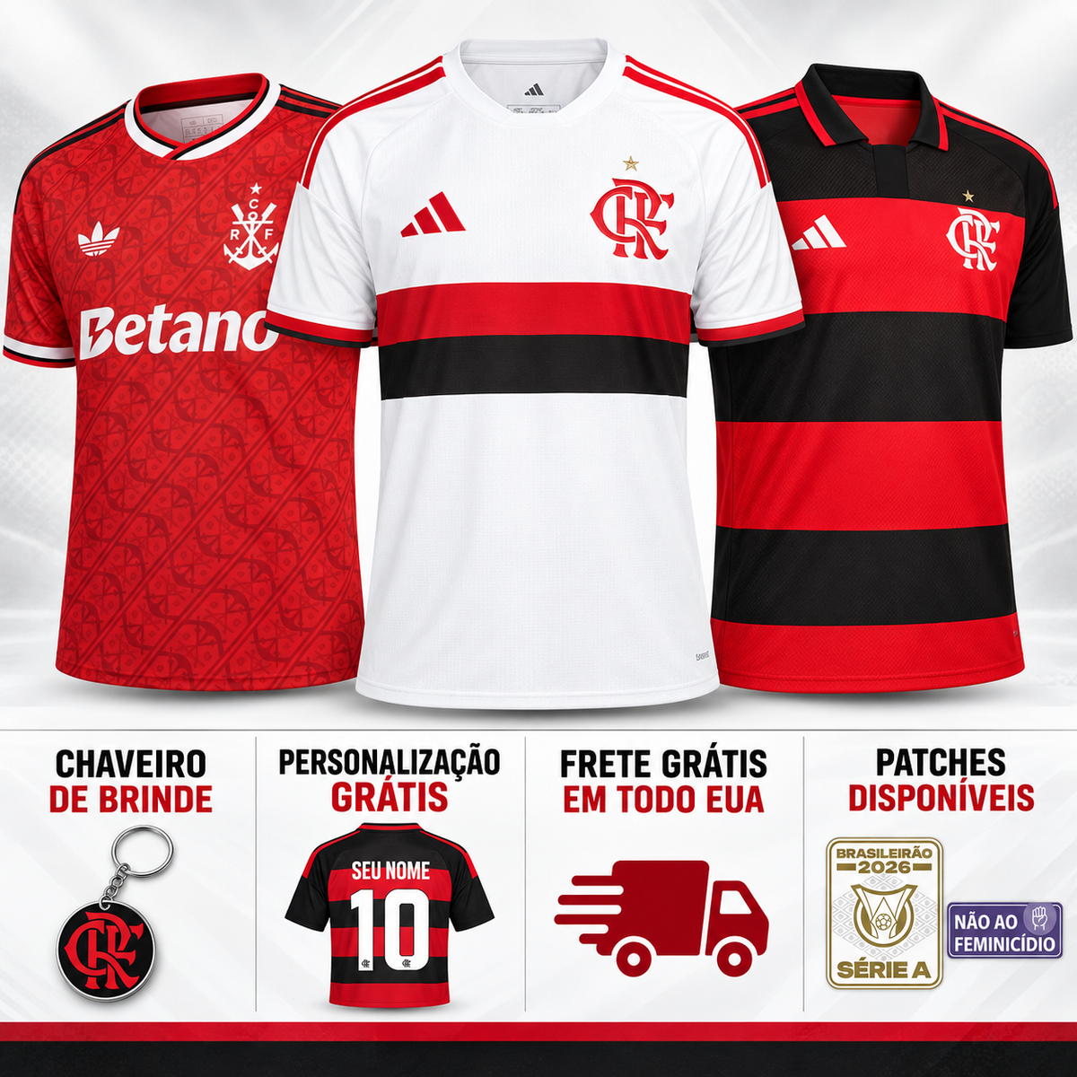 Combo Home, Away and Third 26/27 Fan Shirt