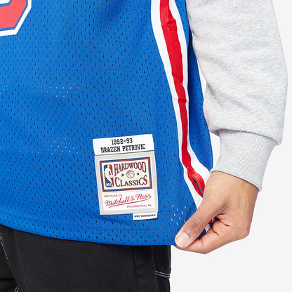 Drazen Petrovic New Jersey 92-93 Swingman Jersey