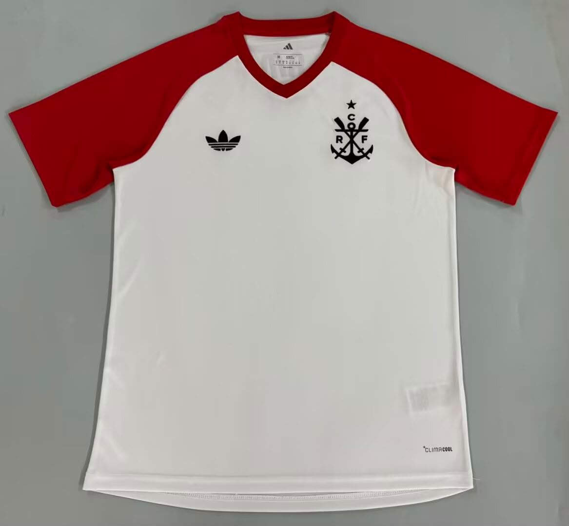 Pré Jogo  26/27 Branca e Vermelho Fan Shirt