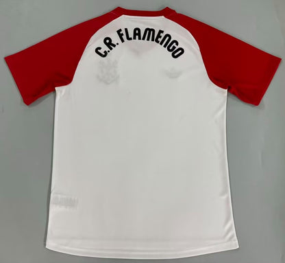 Pré Jogo  26/27 Branca e Vermelho Fan Shirt