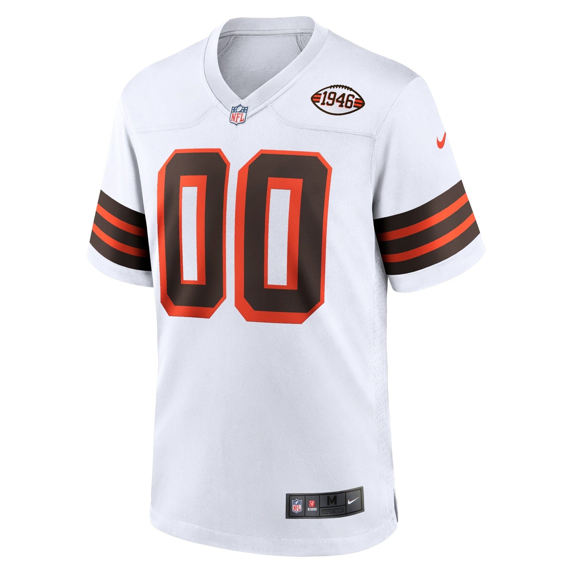 Cleveland Browns 1946 Collection Alternate Custom Jersey - White