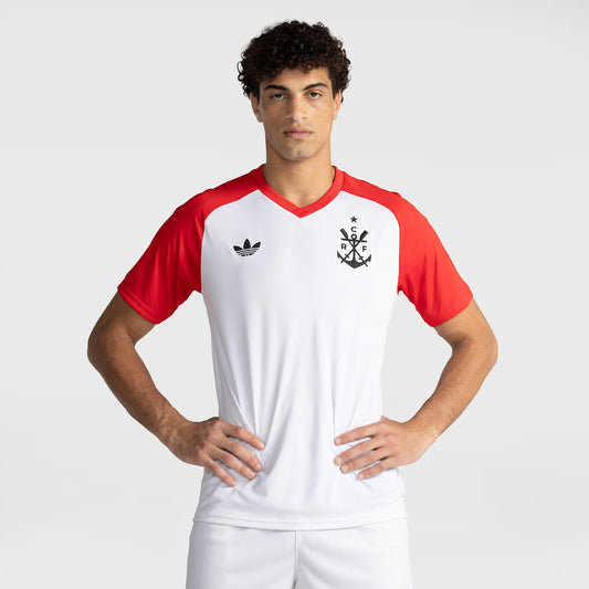 Pré Jogo  26/27 Branca e Vermelho Fan Shirt