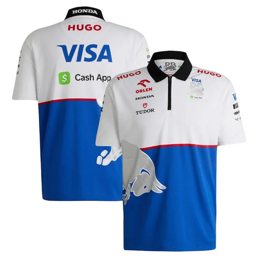 RB Vcarb F1 Team Hugo Boss Quarter-Zip Polo