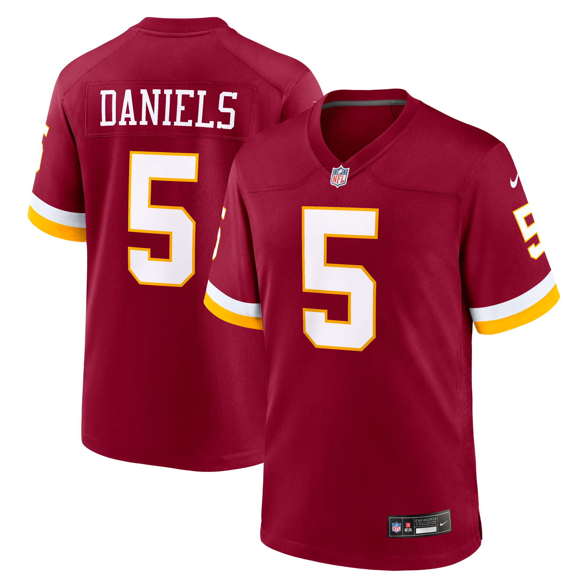 Jayden Daniels Alternate Game Jersey Black