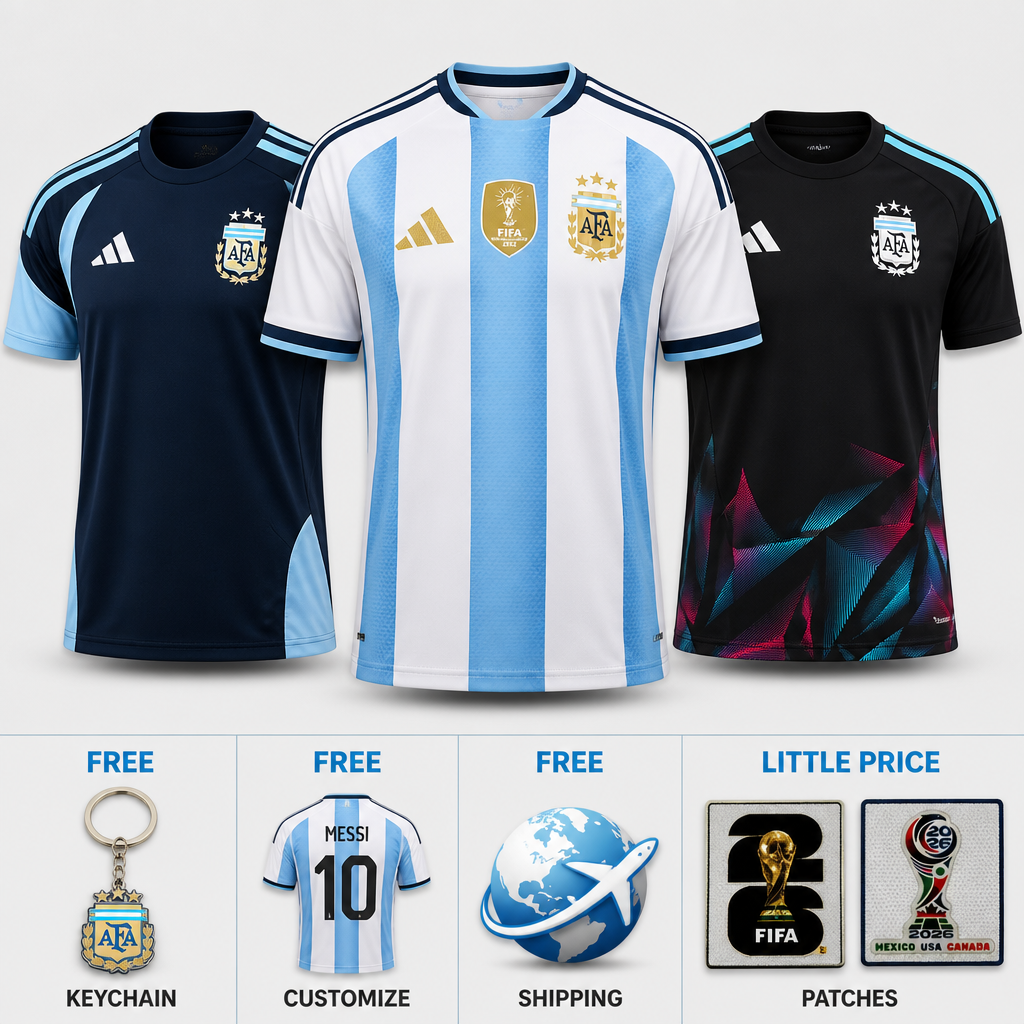 Combo Fifa World Cup 2026 - Home 26/27, Away 26/27 and Training 26/27 701