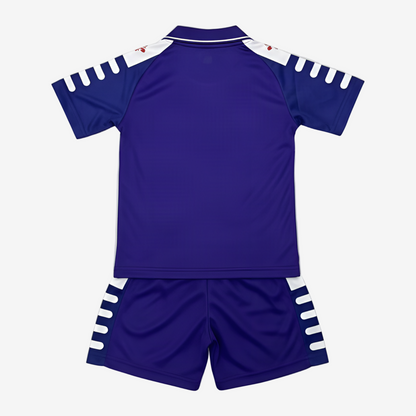 Fiorentina Retro Home 98/99 Kids Shirt Kit - Back View - Jersey Zone