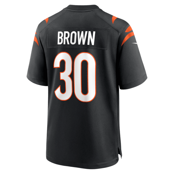 Chase Brown Game Jersey Black