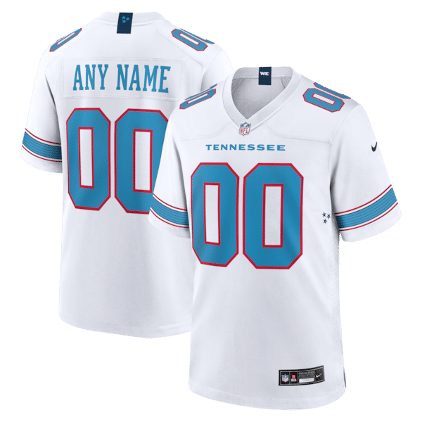 Custom Game Jersey White
