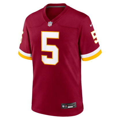 Jayden Daniels Game Jersey Burgundy