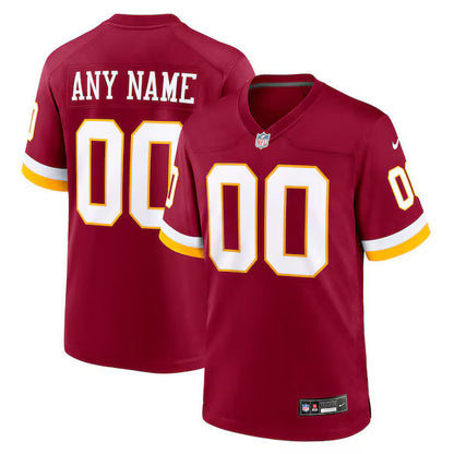 Custom Game Jersey Burgundy