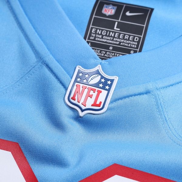 Throwback Custom Game Jersey Light Blue