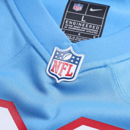 Throwback Custom Game Jersey Light Blue