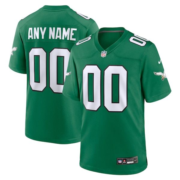 Alternate Custom Game Jersey Kelly Green