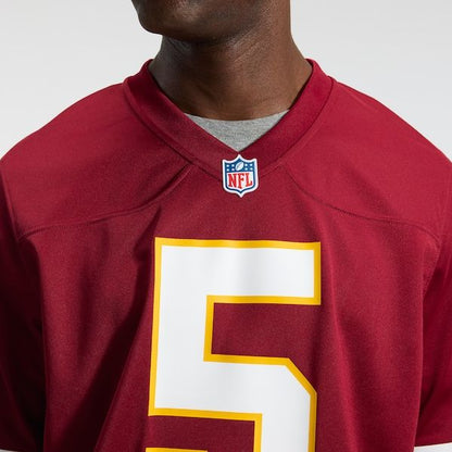 Jayden Daniels Game Jersey Burgundy