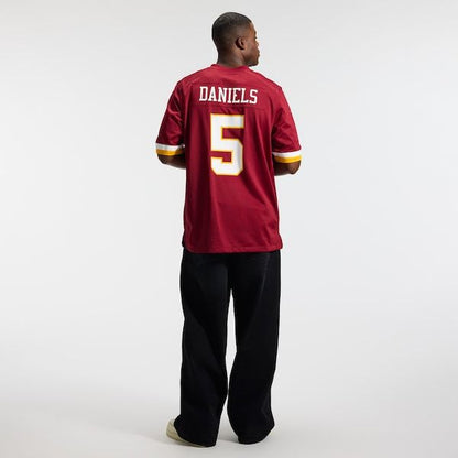 Jayden Daniels Game Jersey Burgundy
