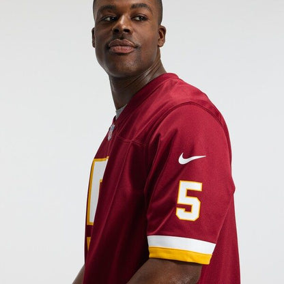 Jayden Daniels Game Jersey Burgundy