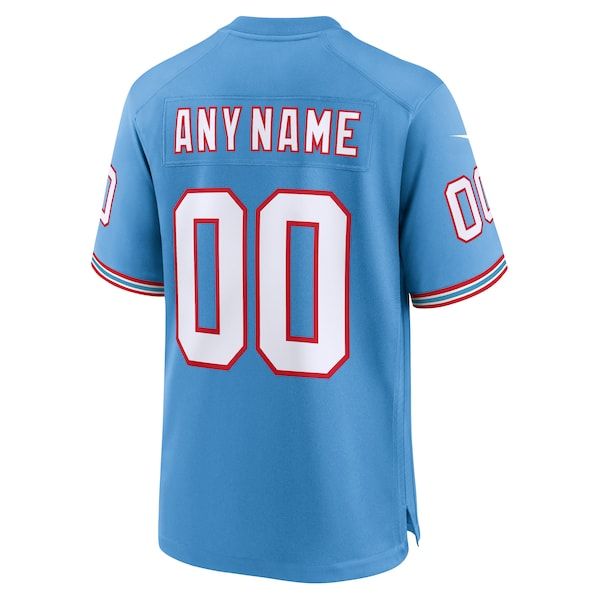 Throwback Custom Game Jersey Light Blue